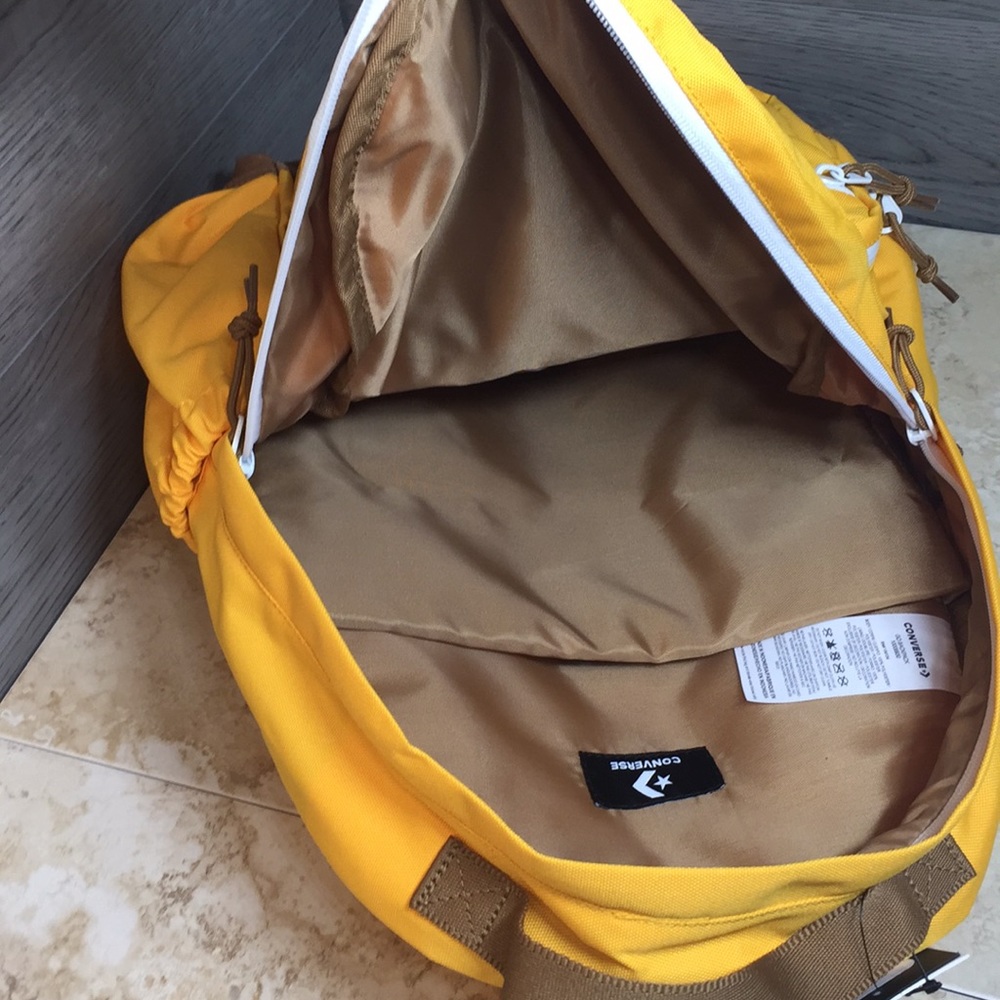 Converse Backpack Go Univer Gold/Burnt Caram/White - Picture 6 of 8